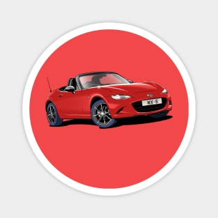 Mazda MX-5 sports car Magnet